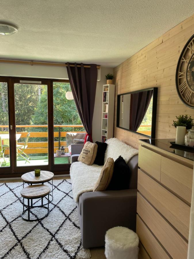 Studio Turquoise Quartier Grattague Vue Montblanc Saint-Gervais-les-Bains Exterior foto
